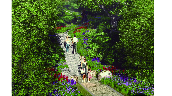 《炎陵县梨树洲旅游区生态游步道景观方案设计》